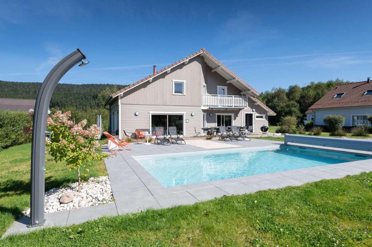 Chalet Du Bien-Etre 15P. Piscine,Spa, Hammam,Petanque,Basket Жерарме Екстер'єр фото