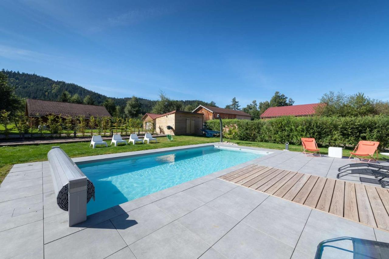 Chalet Du Bien-Etre 15P. Piscine,Spa, Hammam,Petanque,Basket Жерарме Екстер'єр фото