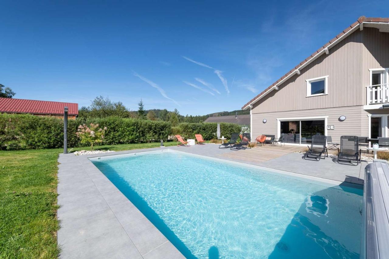 Chalet Du Bien-Etre 15P. Piscine,Spa, Hammam,Petanque,Basket Жерарме Екстер'єр фото